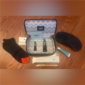 Missoni Delta One First Class Amenity Kit Accessories/Toiletries Included New